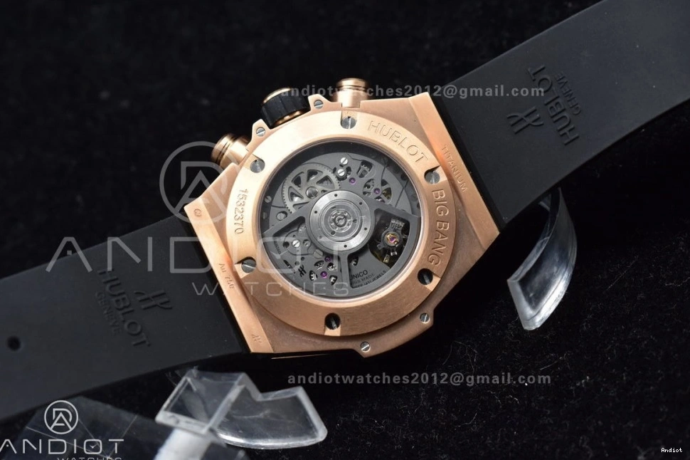 Edition Skeleton Dial A Strap Bang Black Rubber Hublot Unico on Best 904 SmartChoice 1:1 Big RG ZF 0710